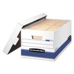 Fellowes STOR/FILE Medium-Duty Storage Boxes, Letter Files, 12