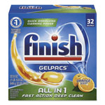 Finish® Dish Detergent Gelpacs, Orange Scent, 32/Box orginal image