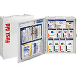 First Aid Only Class A SC First Aid Cabinet - Carrying Handle, Wall Mountable, Portable - White - Steel orginal image