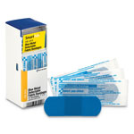 First Aid Only Refill f/SmartCompliance Gen Cabinet, Blue Metal Detectable Bandages,1x3,25/Bx orginal image