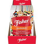 Fisher Summit Trail Mix - Resealable Bag - Peanut, Milk, Chocolate, Raisin, Cashew - 6 / Carton orginal image