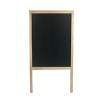 Flipside Black Chalkboard Marquee Board. 24 x 42, Natural Wood Frame orginal image