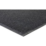 Genuine Joe Indoor/Outdoor Rubber Floor Mat, 4'' x 6'', Charcoal orginal image