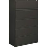 Hon 800-Series 5 Drawer Metal Lateral File Cabinet, 42