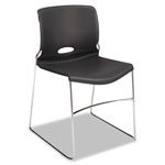 Hon Olson Stacker High Density Chair, Lava Seat/Lava Back, Chrome Base, 4/Carton orginal image