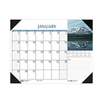 House Of Doolittle Earthscapes Scenic Desk Pad Calendar, Scenic Photos, 18.5 x 13, White Sheets, Black Binding/Corners,12-Month (Jan-Dec): 2024 orginal image