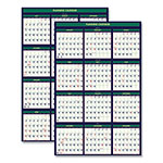 House Of Doolittle Four Seasons Business/Academic Recycled Wall Calendar, 24 x 37, 12-Month (July-June): 2023-2024, 12-Month (Jan to Dec): 2024 orginal image