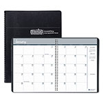 House Of Doolittle Recycled Two Year Monthly Planner with Expense Logs, 8.75 x 6.88, Black Cover, 24-Month (Jan to Dec): 2024 to 2025 orginal image