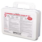 Impact Bloodborne Pathogen Cleanup Kit, OSHA Compliant, Plastic Case orginal image