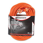Innovera Indoor/Outdoor Extension Cord, 100ft, Orange orginal image