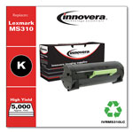 Innovera Remanufactured Black High-Yield Toner Cartridge, Replacement for Lexmark MS310 (50F0HA0/50F1H00), 5,000 Page-Yield orginal image