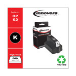 Innovera Remanufactured Black Ink, Replacement For HP 02 (C8721WN), 660 Page Yield orginal image