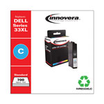 Innovera Remanufactured Cyan Ink, Replacement For Dell 33XL (8DNKH331-7378), 700 Page Yield orginal image