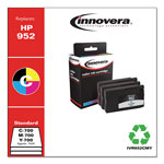 Innovera Remanufactured Cyan/Magenta/Yellow Ink, Replacement for HP 952 (N9K27AN), 700 Page-Yield orginal image
