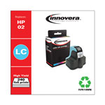 Innovera Remanufactured Light Cyan Ink, Replacement For HP 02 (C8774WN), 240 Page Yield orginal image