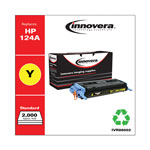 Innovera Remanufactured Yellow Toner Cartridge, Replacement for HP 124A (Q6002A), 2,000 Page-Yield orginal image