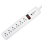 Innovera Surge Protector, 6 Outlets, 4 ft Cord, 540 Joules, White orginal image