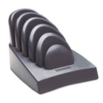 Kensington InSight Priority Puck Five-Slot Desktop Copyholder, Plastic, Dark Blue/Gray orginal image