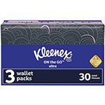Kleenex Slim Wallet Facial Tissues - 3 Ply - White - Soft, Durable, Thick, Absorbent, Strong, Moisture Resistant, Portable, Disposable, Eco-friendly, Comfortable, Fragrance-free - For Office, Travelling, Room, Bathroom, Kitchen - 1 Each orginal image