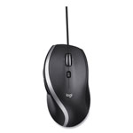 Logitech Advanced Corded Mouse M500s, USB, Right Hand Use, Black orginal image