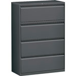 Lorell 4 Drawer Metal Lateral File Cabinet, 44