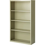 Lorell 4-Shelf Bookcase, Putty orginal image