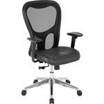 Lorell Executive High-Back Chair, 24-7/8"x23-5/8"x44-1/8", Black orginal image