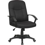 Lorell Executive Mid-Back Chair, 26-1/4
