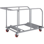 Lorell Round Table Cart, 32-3/4