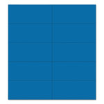 MasterVision™ Dry Erase Magnetic Tape Strips, Blue, 2