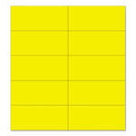 MasterVision™ Dry Erase Magnetic Tape Strips, Yellow, 2