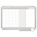 MasterVision™ Monthly Planner, 48x36, Silver Frame orginal image
