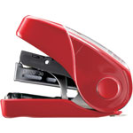 MAX Flat Clinch Mini Stapler - 25 Sheets Capacity - Red orginal image
