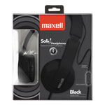 Maxell Solids Headphones, Black orginal image