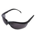 MCR Safety Klondike Safety Glasses, Matte Black Frame, Gray Lens orginal image