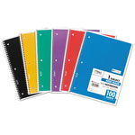 Mead Spiral Notebook, 1 Subject, Wide/Legal Rule, Assorted Color Covers, 10.5 x 7.5, 100 Sheets orginal image