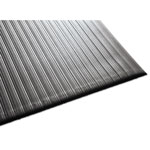 Millennium Mat Company Air Step Antifatigue Mat, Polypropylene, 36 x 144, Black orginal image