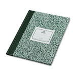 National Brand Lab Notebook, Quadrille Rule (5 sq/in), Green Marble Cover, (96) 10.13 x 7.88 Sheets orginal image