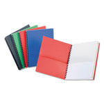 Oxford Eight-Pocket Organizer, Embossed Leather Grain, Assorted Colors w/White Pockets orginal image