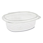 Pactiv EarthChoice PET Hinged Lid Deli Container, 7.38 x 5.88 x 2.38, 24 oz, 1-Compartment, Clear, 280/Carton orginal image