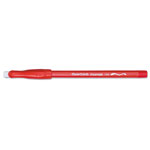 Papermate® Eraser Mate Stick Ballpoint Pen, Medium 1mm, Red Ink/Barrel, Dozen orginal image