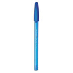 Papermate® InkJoy 100 Stick Ballpoint Pen, Medium 1mm, Blue Ink/Barrel, Dozen orginal image