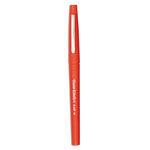 Papermate® Point Guard Flair Stick Porous Point Pen, Bold 1.4mm, Red Ink/Barrel, 36/Box orginal image