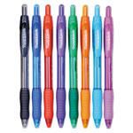 Papermate® Profile Retractable Ballpoint Pen, 1.4mm, Assorted Ink/Barrel, 8/Set orginal image