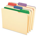 Pendaflex Color Tab File Folders, 1/3-Cut Tabs, Letter Size, Manila, 50/Box orginal image