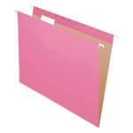 Pendaflex Colored Hanging Folders, Letter Size, 1/5-Cut Tab, Pink, 25/Box orginal image