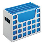 Pendaflex Desktop File w/Hanging Folders, Letter, Plastic, 12 1/4 x 6 x 9 1/2, Granite orginal image