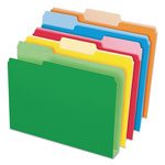 Pendaflex Double Stuff File Folders, 1/3-Cut Tabs, Letter Size, Assorted, 50/Pack orginal image