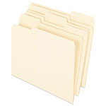 Pendaflex Earthwise by 100% Recycled Manila File Folders, 1/3-Cut Tabs, Letter Size, 100/Box orginal image