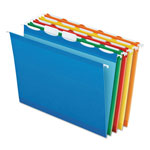 Pendaflex Ready-Tab Colored Reinforced Hanging Folders, Letter Size, 1/5-Cut Tab, Assorted, 25/Box orginal image